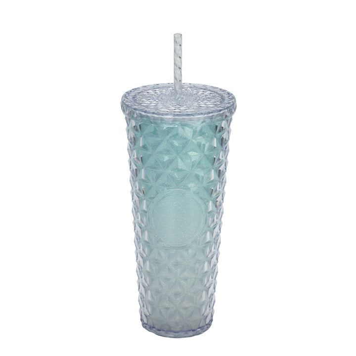 Ladies Glittering Drinking Cup with Removable Straw Kalsten