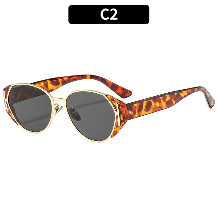 Fashion-Forward Angular Cat-Eye Sunglasses