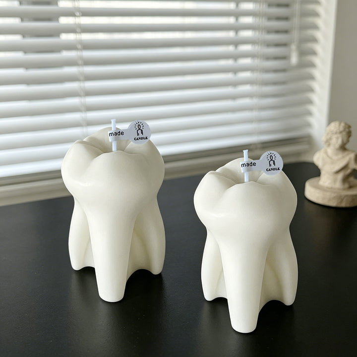 Tooth-Shaped Decorative Candle
