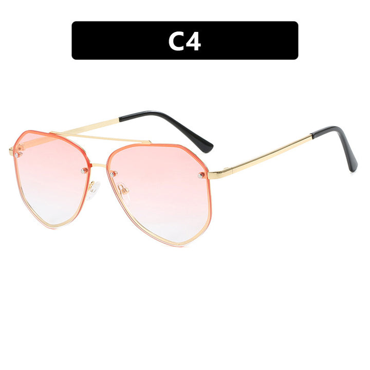 Women's geometric sunglasses with delicate frame Kalsten