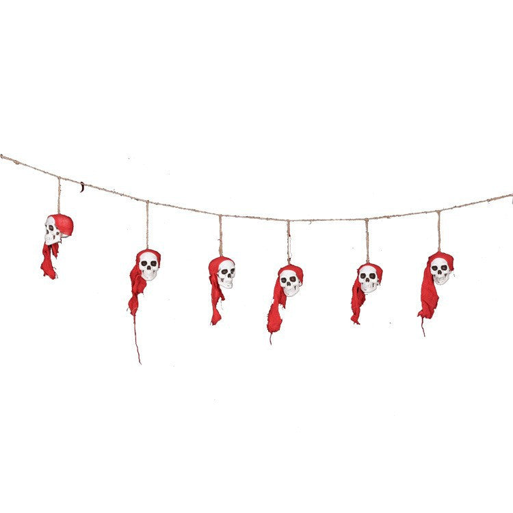 Creepy Skull Garland Decoration Kalsten