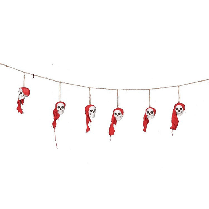 Creepy Skull Garland Decoration Kalsten
