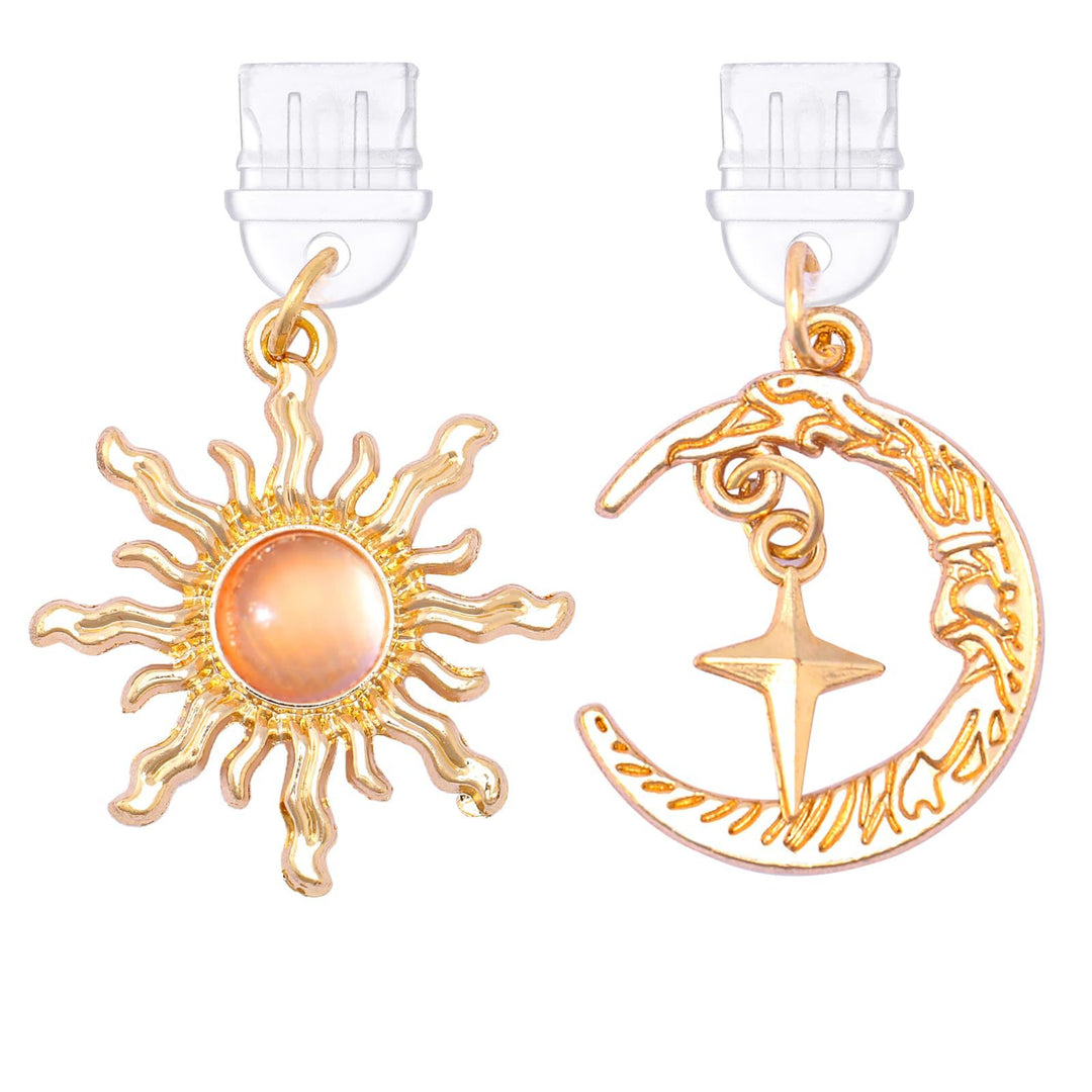 Playful Fruit and Cat Charm Earrings Kalsten