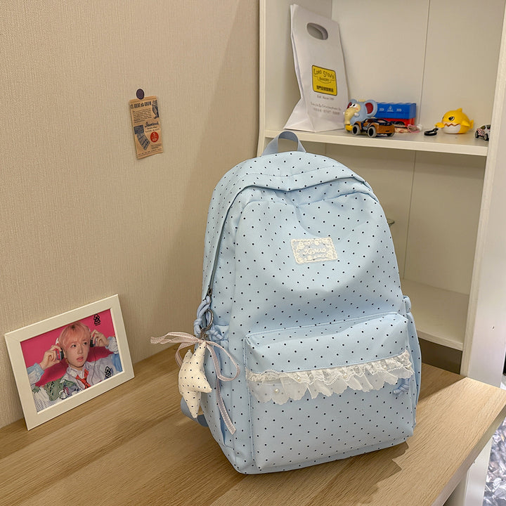 Cute Polka Dot Casual Backpack Kalsten
