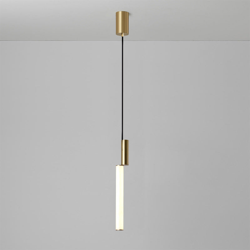 Modern Minimalist Pendant Light with Dual Tubes