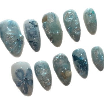 Decorative Themed Press-On Nail Art Set Kalsten