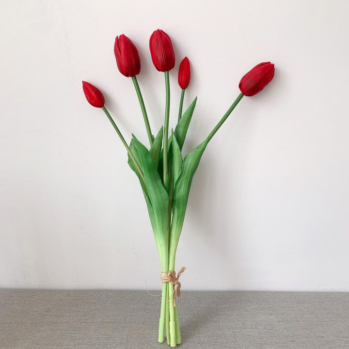 Lifelike Tulip Flower Arrangement