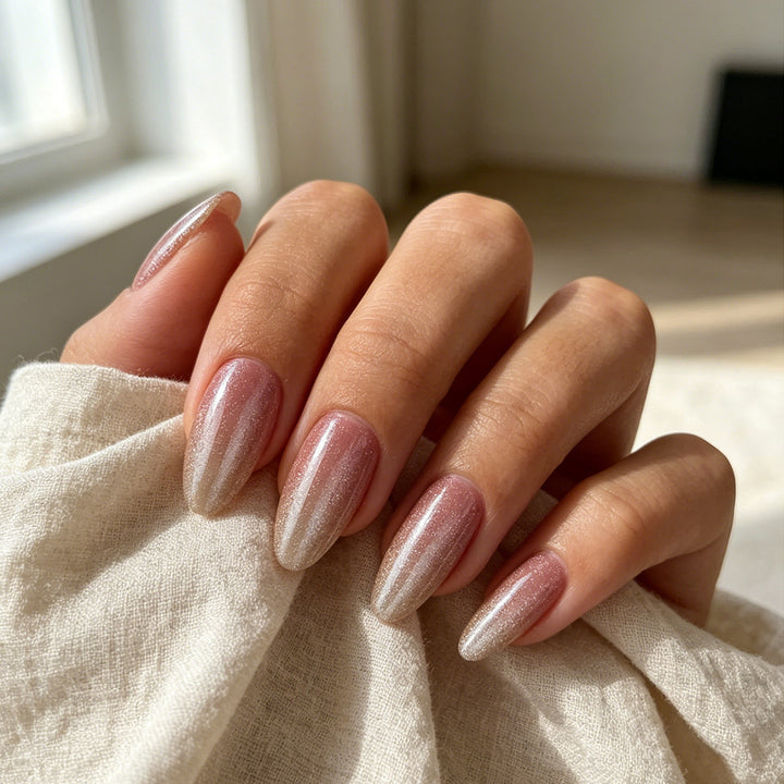 Elegant Glitter Ombre Press-On Nails Kalsten