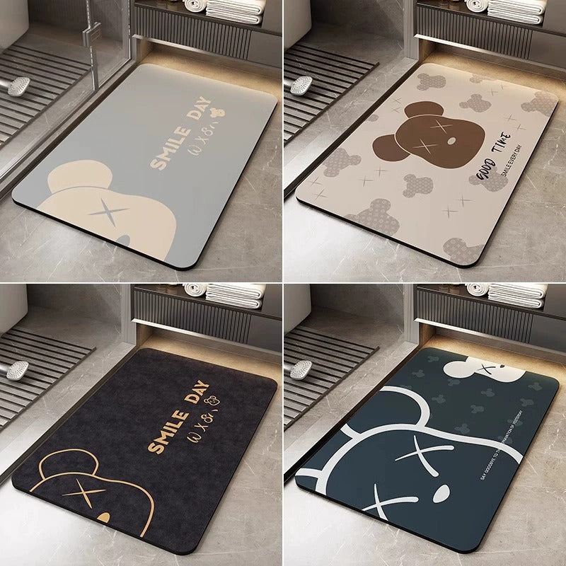 Fun Bear-Themed Bath Mat Kalsten