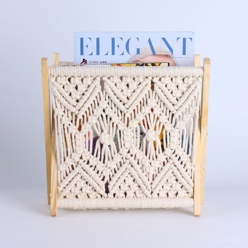 Macrame Magazine Rack Kalsten