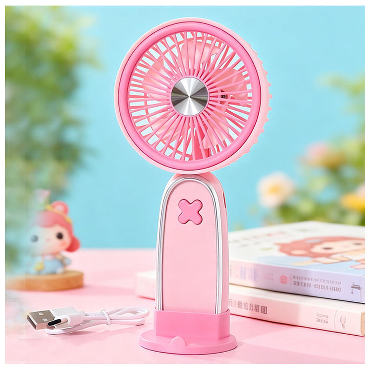 Women Portable USB Mini Fan with Ergonomic Shape Kalsten