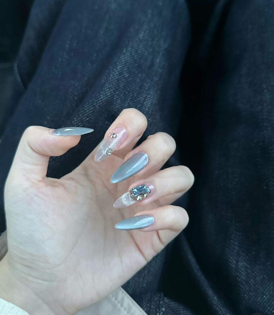 Artistic Heart Pattern Nail Art Extensions Kalsten