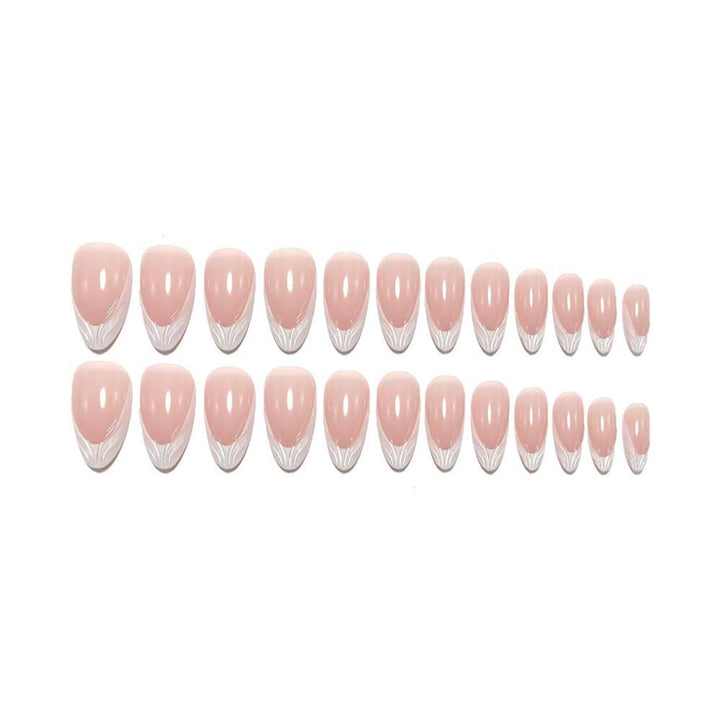 Elegant Artificial Nails with Pointed Design Kalsten