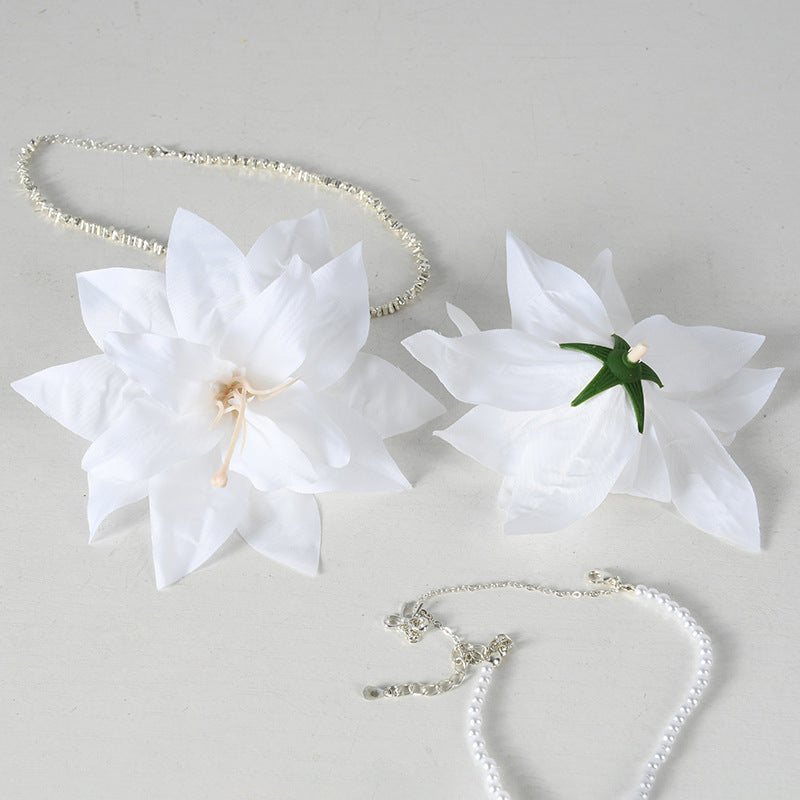 Floral Accented Hair Clip