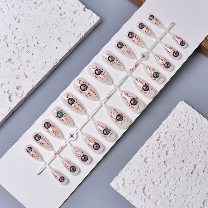 Artistic Eye-Themed Press-On Nail Set Kalsten