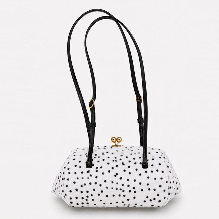 Playful Fuzzy Handheld Purse