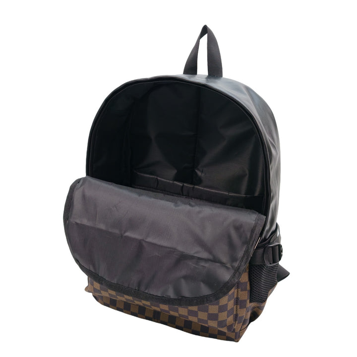 Stylish Checkerboard Pattern Backpack Kalsten