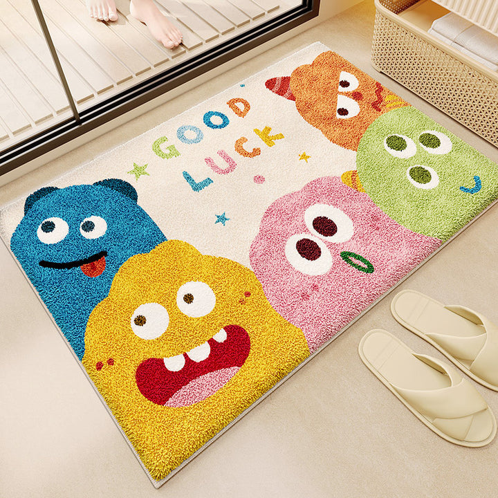 Fun Monster-Themed Bath Mat