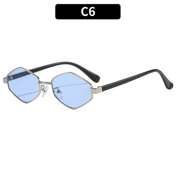 Hexagonal Frame Sunglasses
