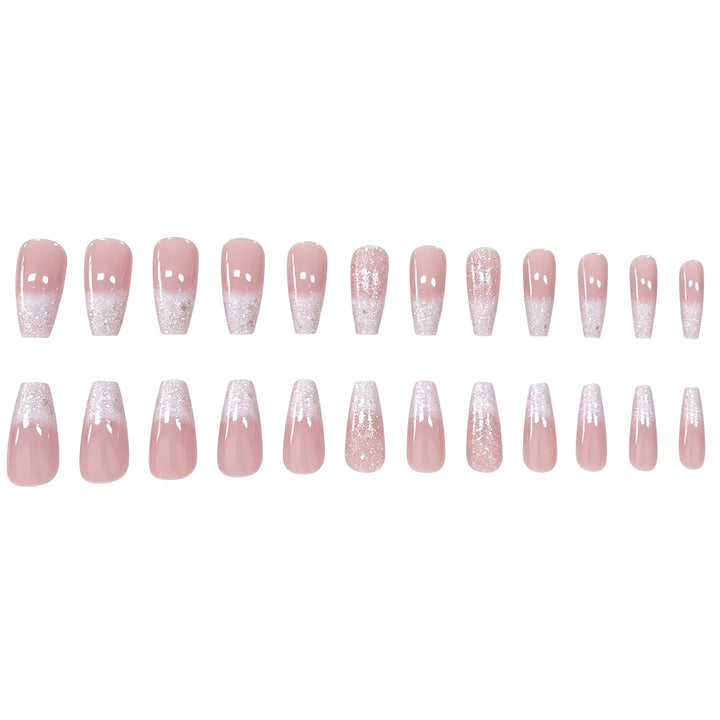 Glamorous Glittery Nail Extensions Kalsten