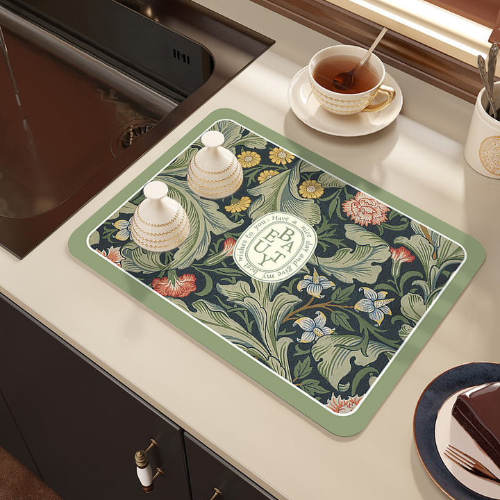 Decorative Kitchen Counter Mat Kalsten