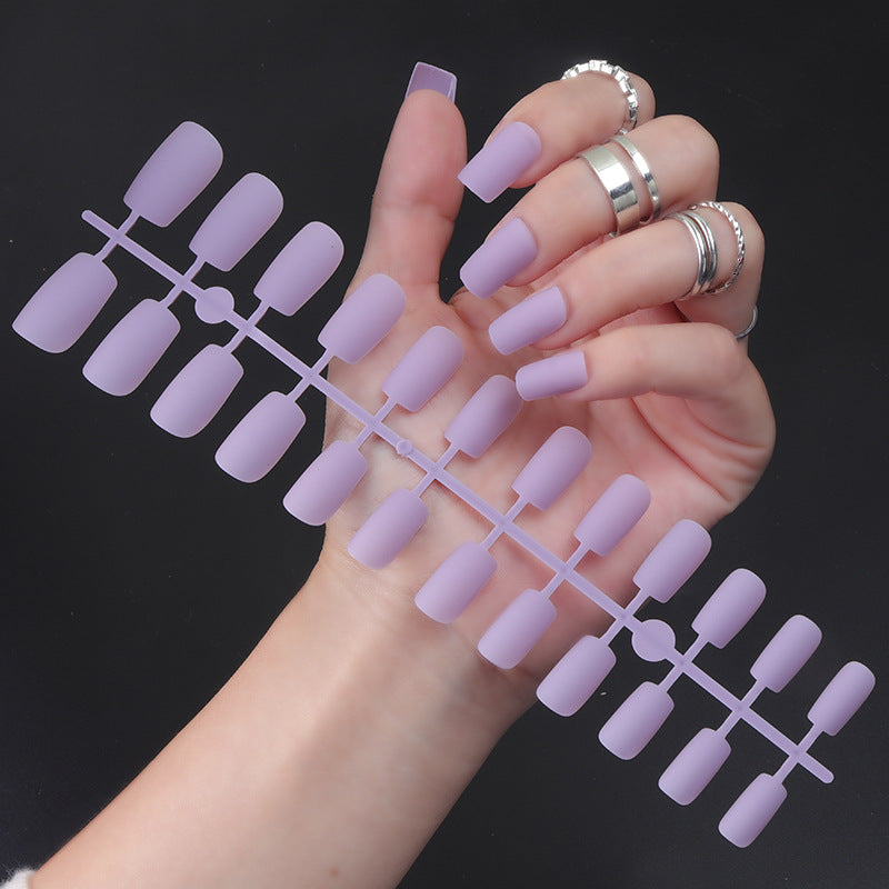 Matte Finish Press-On Nail Set Kalsten