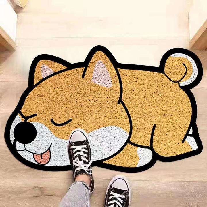 Cartoon Dog Theme Floor Mat