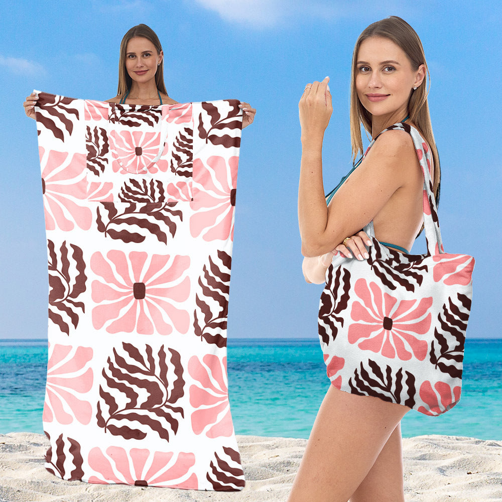 Beach towel with creative sea turtle pattern Kalsten