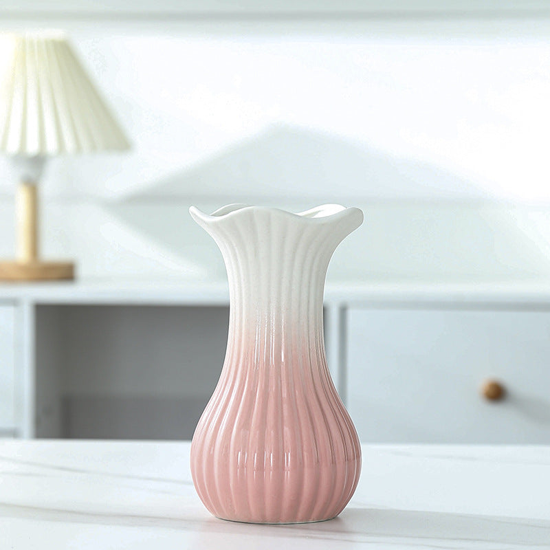 Elegant Floral Design Ceramic Vase Kalsten