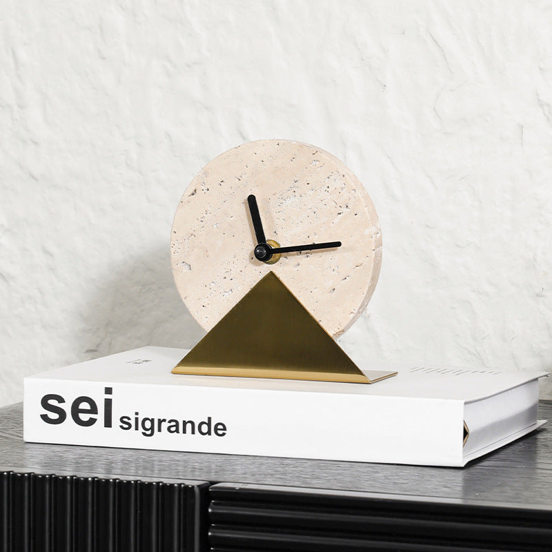 Modern Geometric Table Clock