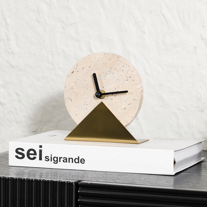 Modern Geometric Table Clock