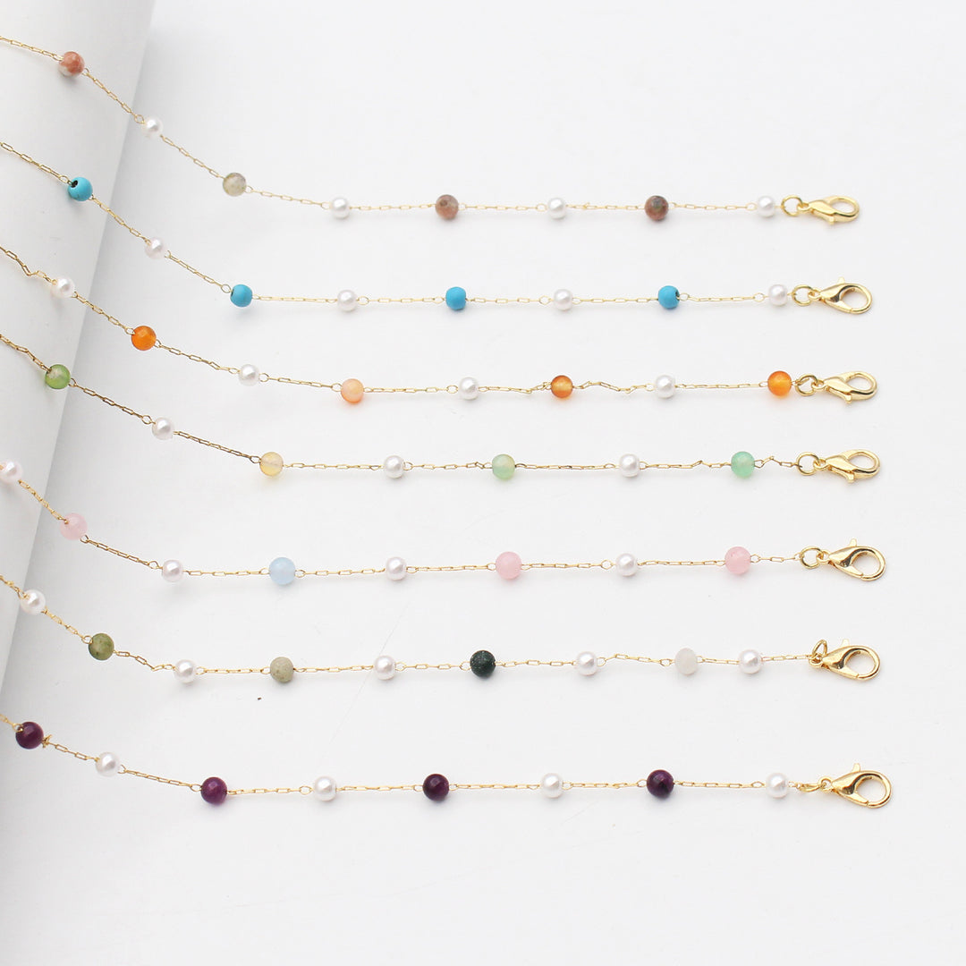 Elegant Multi-Color Eyewear Chain Kalsten