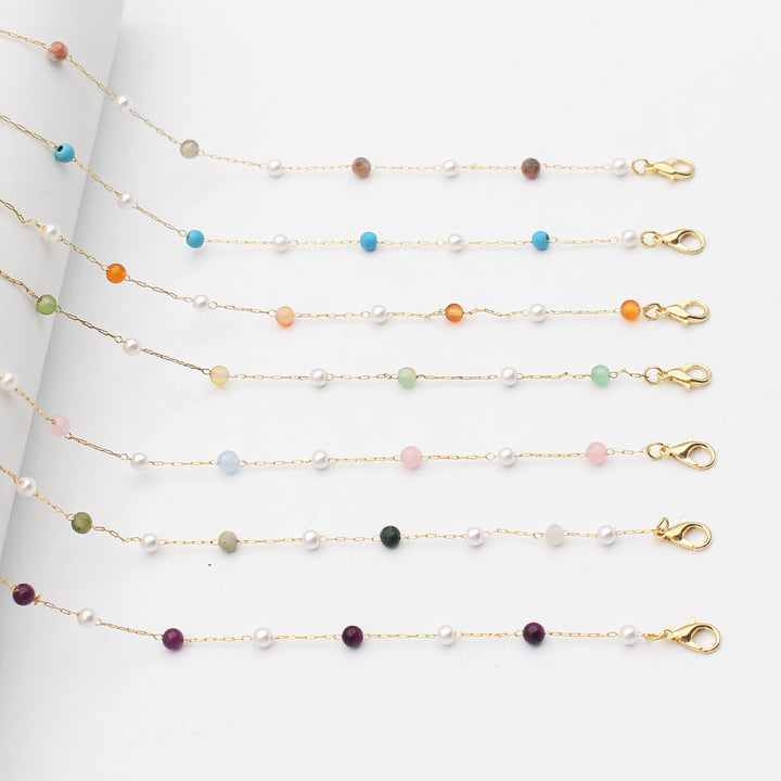 Elegant Multi-Color Eyewear Chain Kalsten