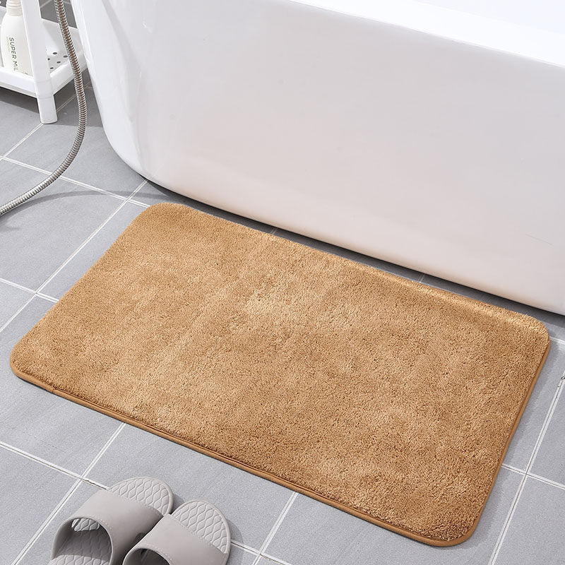 Plush Bathroom Floor Mat
