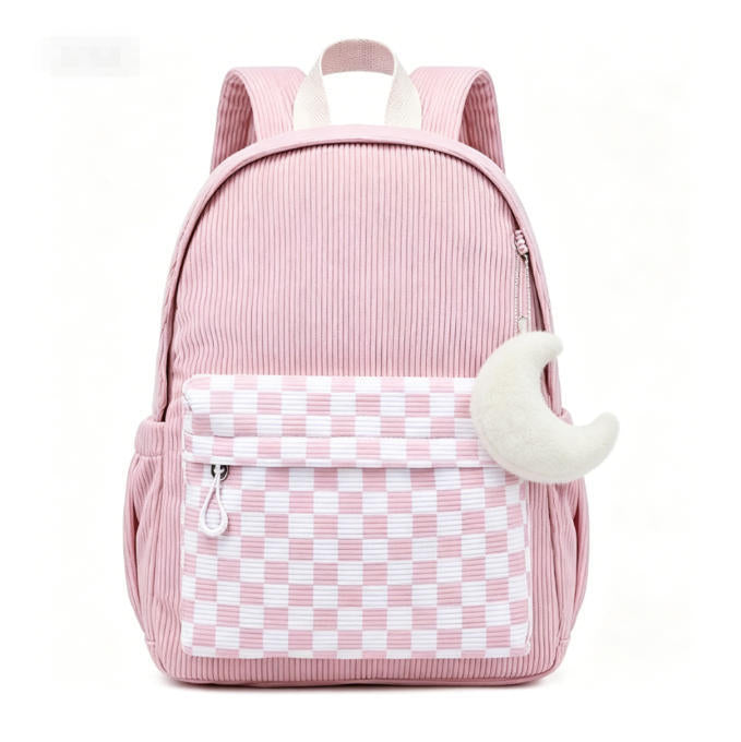 Textured Corduroy Backpack Kalsten