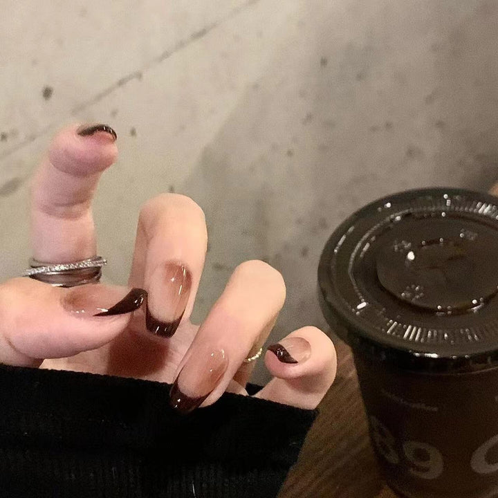 Ombre French Tip Press-On Nails