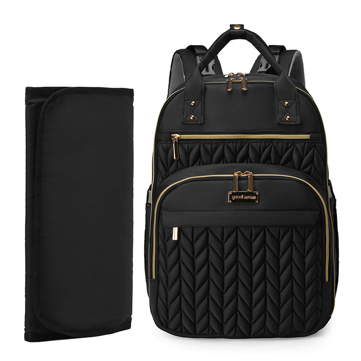 Stylish Quilted Diaper Backpack Kalsten