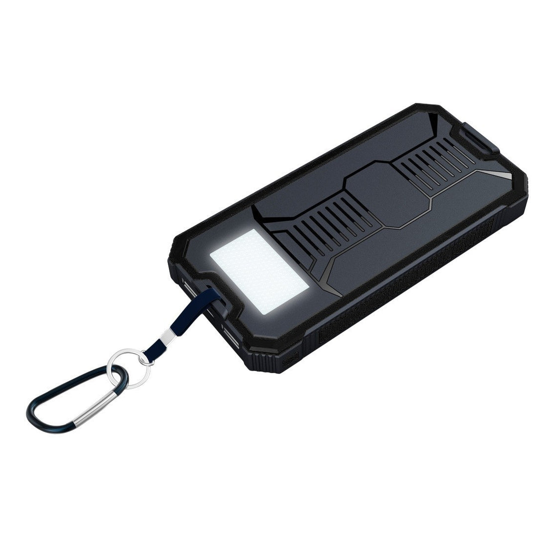 Robust and Portable Solar Power Bank with Integrated LED Lamp Kalsten