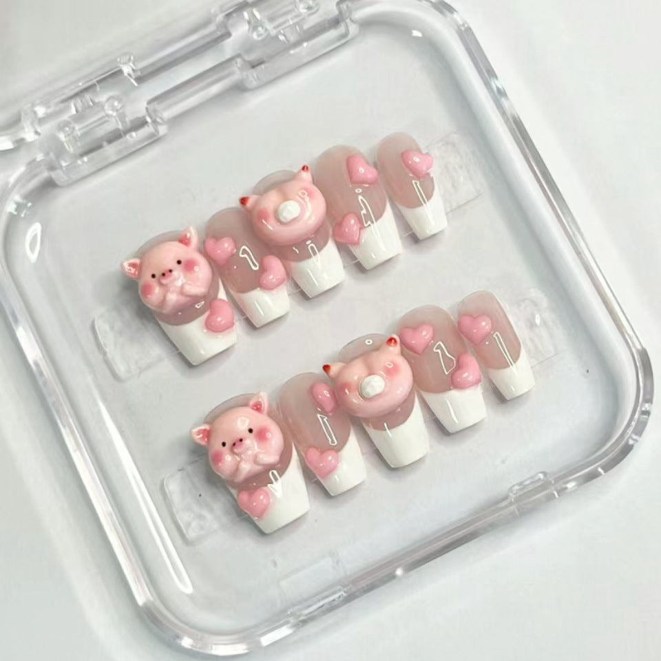 Premium Glamorous Press-On Nail Extensions Kalsten