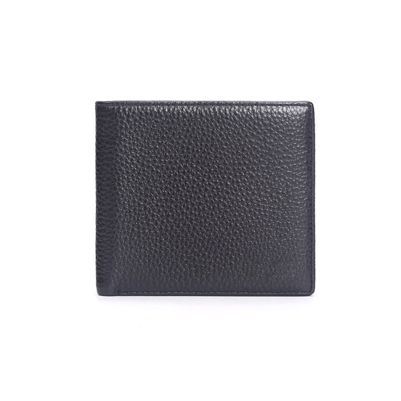 Textured Leather Bi-fold Wallet kalsten