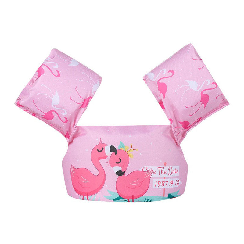Women's Inflatable Swimming Aid with Colorful Flamingo Design Kalsten