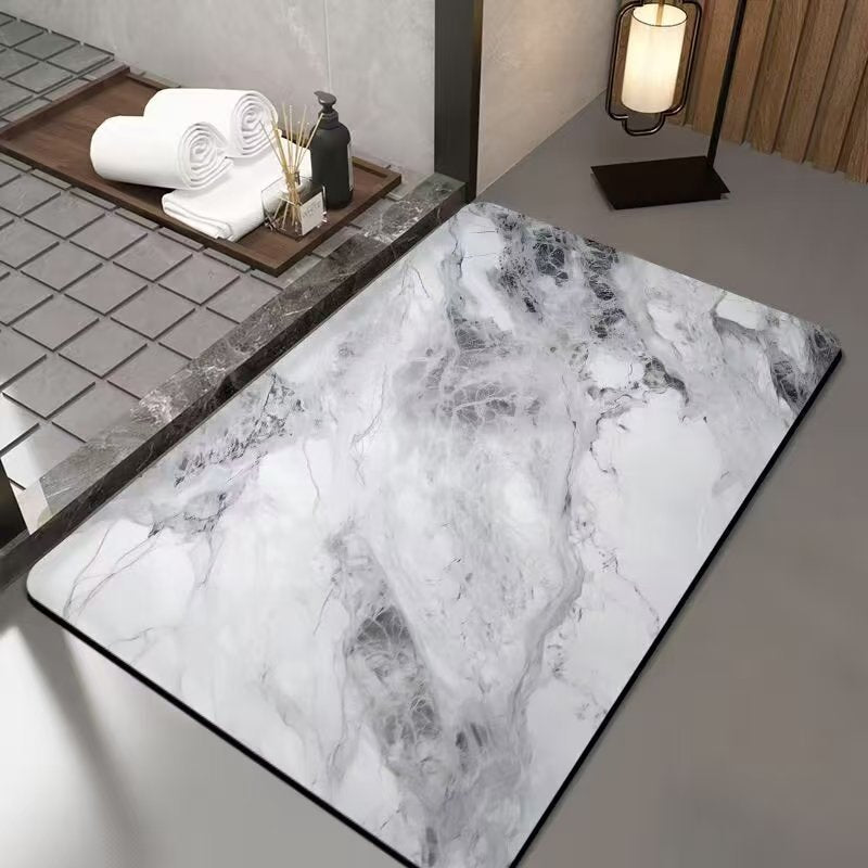 Luxurious Marble Design Bath Mat Kalsten