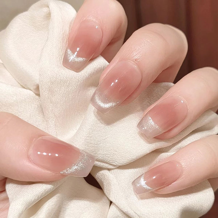 Artificial nail set with elegant glitter finish Kalsten