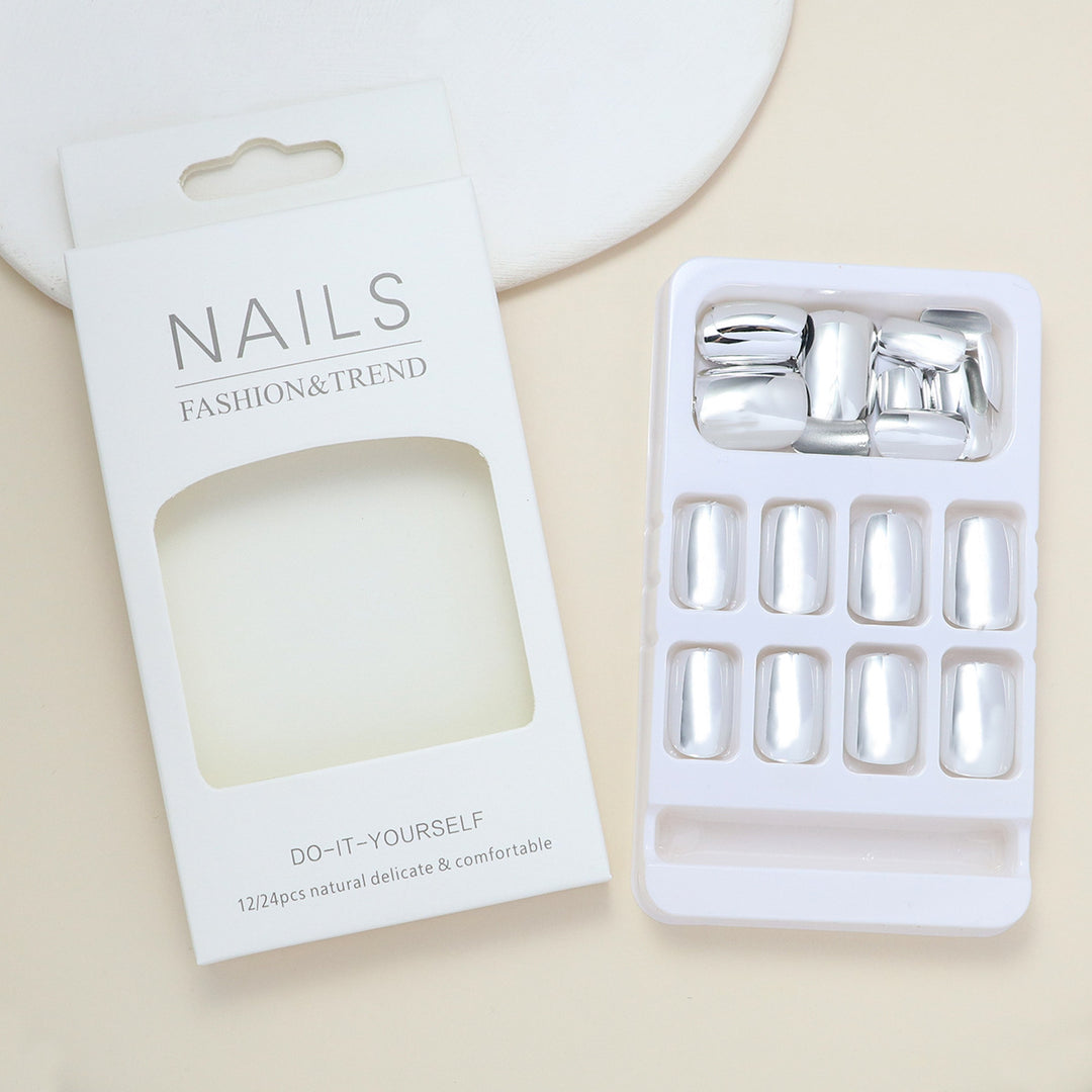 DIY Press-On Nail Set with Elegant Natural Finish Kalsten