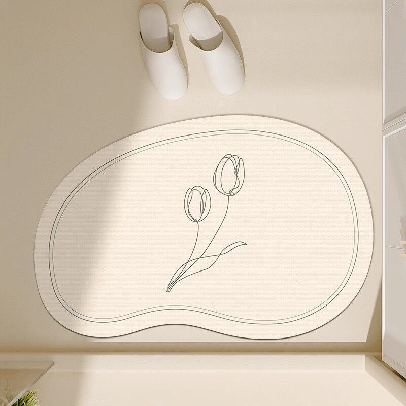 Modern Abstract Bath Mat