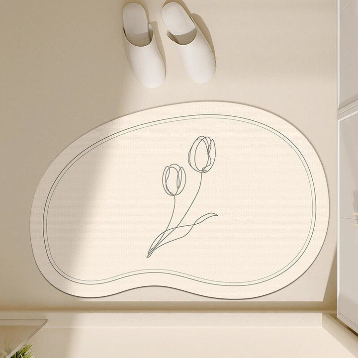 Modern Abstract Bath Mat