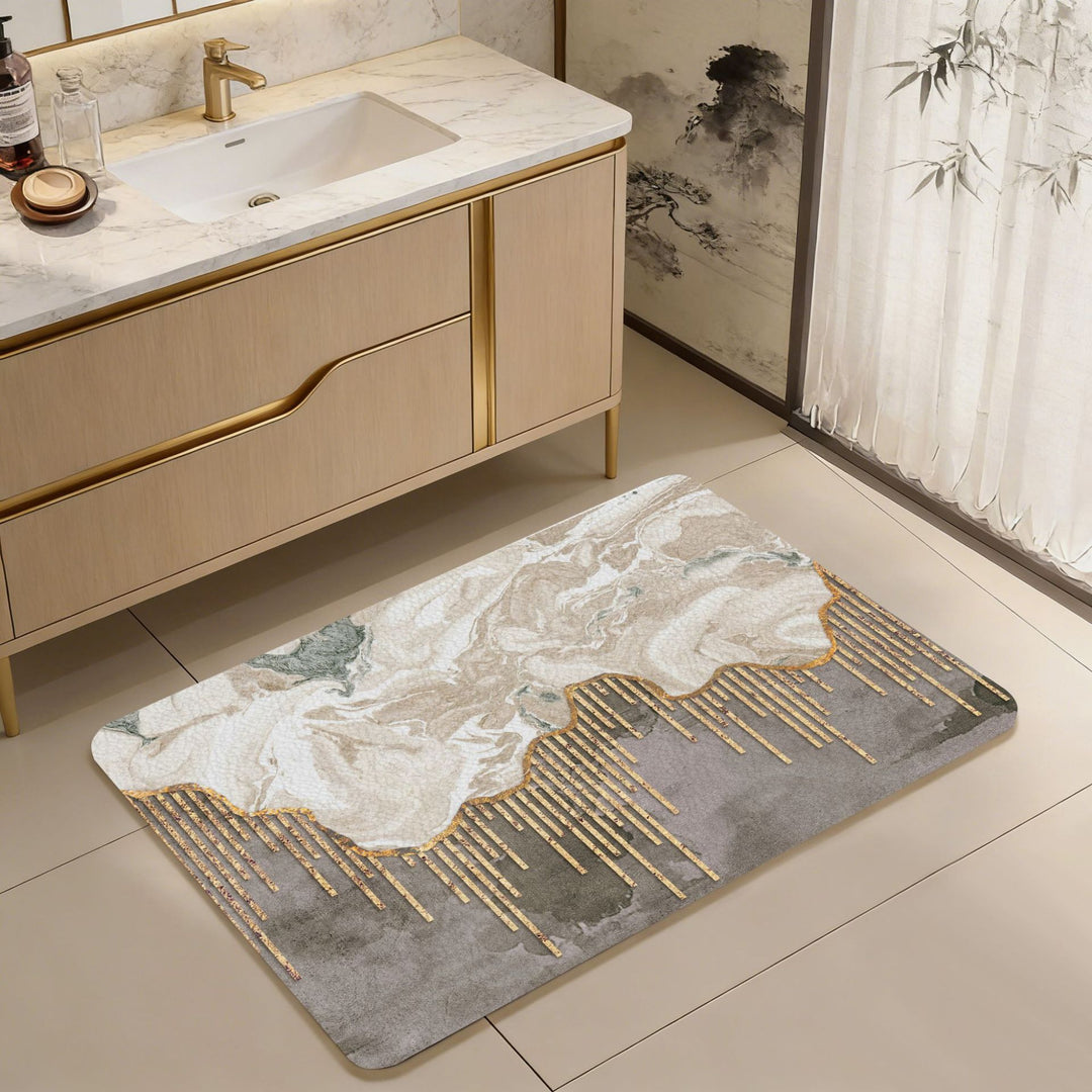 Fun Citrus-Themed Bath Mat Kalsten