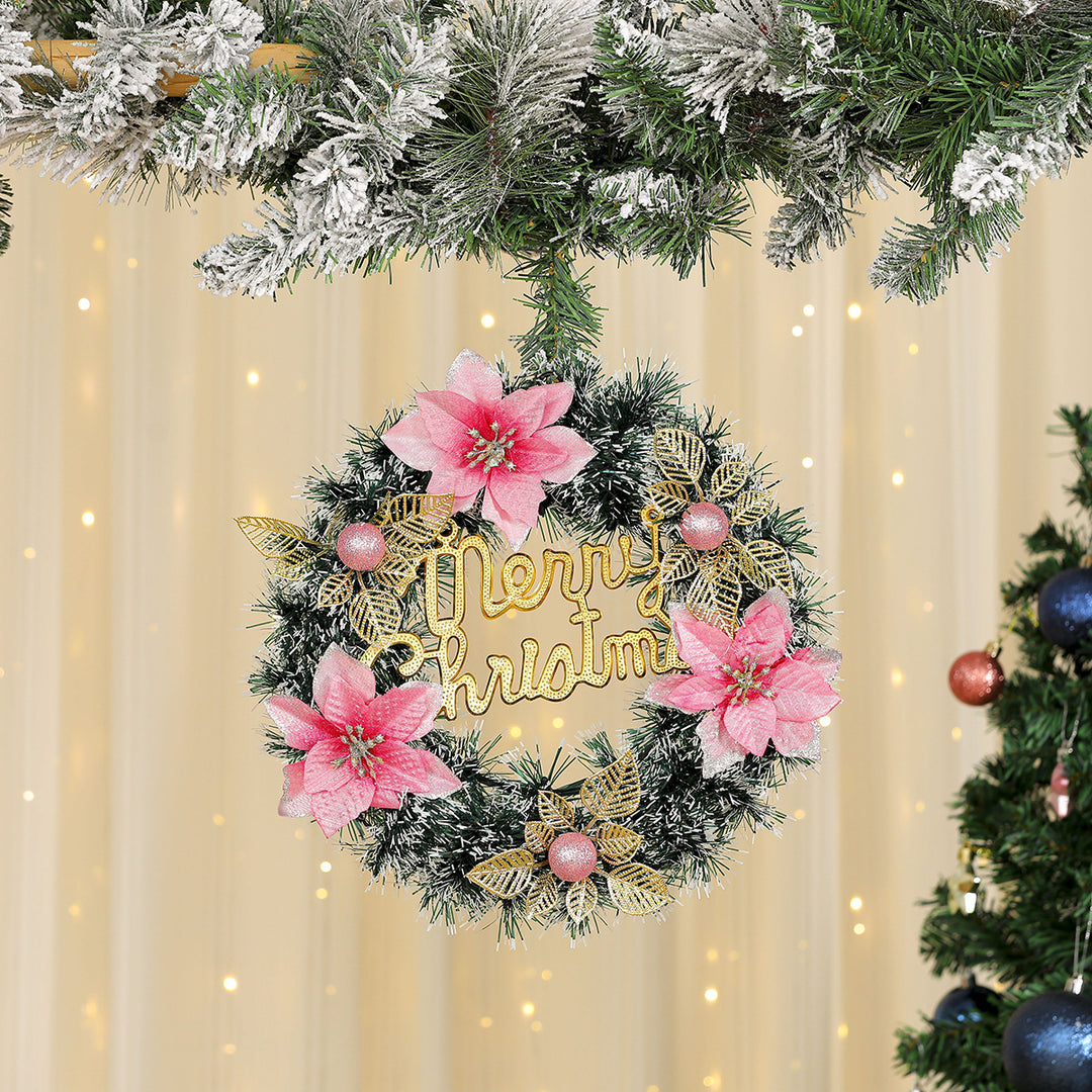 Festive Reindeer Door Wreath Decoration Kalsten