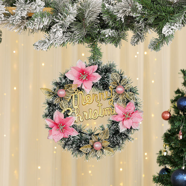 Festive Reindeer Door Wreath Decoration Kalsten