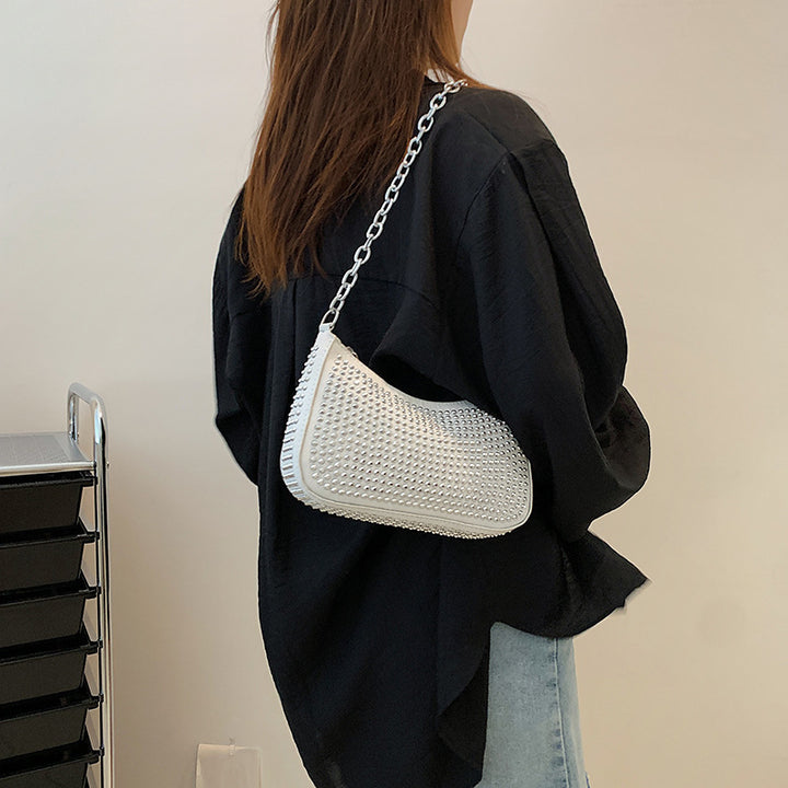 Glamorous Studded Evening Clutch